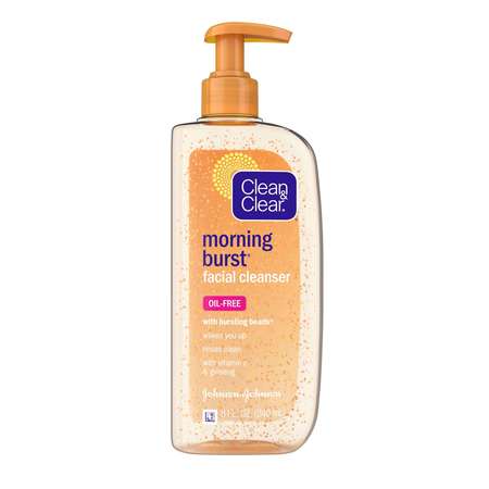 CLEAN & CLEAR Morning Burst Orange Oil Free Facial Cleanser 8 oz., PK24 1117782